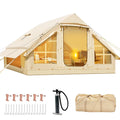 6 Person Inflatable Camping Tent with Pump